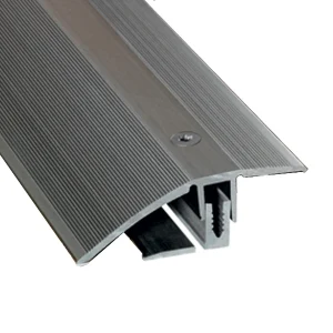 Seuil De Porte Percé Alu Titane Largeur 44 Mm Dénivelé 7 à 17 Mm Longueur 0.9 M Romus 1220 7