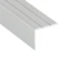 Nez De Marche Percé équerre 25 X 20 Mm Matière Alu Incolore Longueur 3 M Romus 15103 11