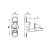 Arrêt De Volet Battant Automatique Anti-UV 6/145 – Blanc Torbel 3094S79 5
