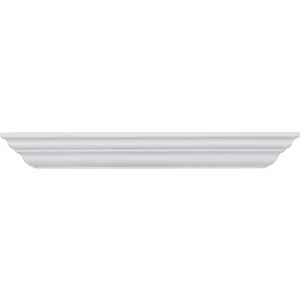 Mottez Étagère Corniche En Bois Laqué Blanc – Longueur 91 Cm 10