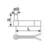 Gond à Sceller 2 Lames Pour Volet Diamètre 16 Mm Torbel 6139234 5