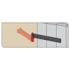 Gond à Sceller 2 Lames Pour Volet 50 X 8 Mm Diamètre 20 Mm Torbel 6158204 20