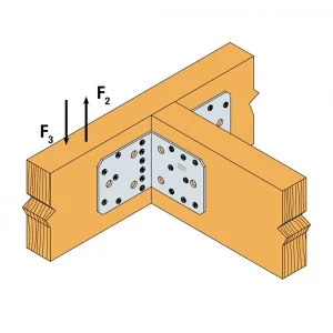 Simpson Strong-Tie Équerre Structurelle 65 X 88 X 88 X 2.5 Mm Simpson-Strong-Tie AB90R 13