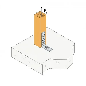 Simpson Strong-Tie Équerre De Fixation Renforcée Simpson AG40312-R – 119 X 91 X 40 Mm 18