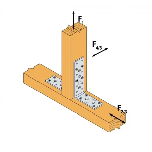 Simpson Strong-Tie Équerre De Fixation Renforcée Simpson AG40312-R – 119 X 91 X 40 Mm 10