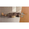 Ensemble Rosace Clé En L Alta Hoppe Inox Porte 38-42mm – Carré 7mm 11