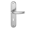 Poignée Porte Clé L Atlanta Hoppe Porte 40-46mm Carré 7mm Alu Argent 11