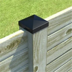 Simpson Strong-Tie Chapeau En Pyramide Pour Poteau En Bois De Section 70 X 70 Mm – Finition Noire 6