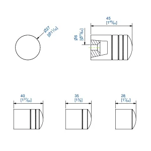 Butée De Volet Battant Ajustable Mantion Beige – 27 X 45 Mm 6