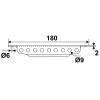 Crémaillère En Aluminium Blanc Torbel Volet Alu Et PVC Longueur 180 Mm 7