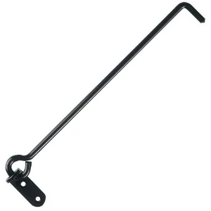 Crochet à Crémaillère Sur Platine Aluminium Noir Torbel Longueur 500 Mm 9