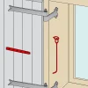 Crochet à Visser Avec Crémaillère Torbel Inox 316L Longueur 300 Mm 13