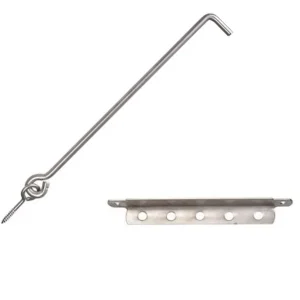 Crochet à Visser Avec Crémaillère Torbel Inox 316L Longueur 300 Mm 9