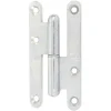 Torbel Paumelle Droite Bouts Ronds Sens Droit Acier Zingué Blanc NF 110 X 60 Mm 13