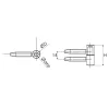 Fiche à Visser Torbel Acier Zingué Blanc Menuiserie Bois Diamètre 12 Mm 8