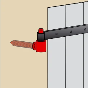 Gond à Vis Bois Torbel Inox Et Laiton Diamètre 14 Mm Longueur 80 Mm 9