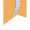 Simpson Strong-Tie Étrier IUSE à Brides Latérales Acier Galvanisé Hauteur 239 Mm Largeur 100 Mm 19