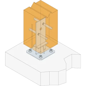 Simpson Strong-Tie Broche STD Pour Connecteurs à âme Intérieure 8×180 Mm 9