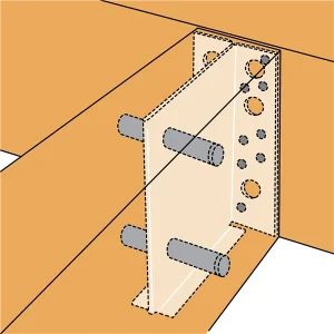 Simpson Strong-Tie Broche STD Pour Connecteurs à âme Intérieure 8×180 Mm 11