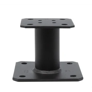 Simpson Strong-Tie Pied De Poteau Fixe PPA100PB – Finition Noire – Hauteur 100 Mm 12