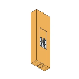 Simpson Strong-Tie Connecteur Invisible Pour Montants D’ossatures Bois ICST – Acier Galvanisé – épaisseur 2 Mm 10