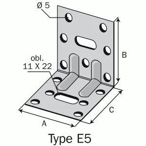Équerre Renforcée 65X90X90 Mm Simpson Strong-Tie 2/2.5/7090 16