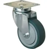 Roulette Polypropylène Gris TPE Ø100mm 100kg : PRODIF-SOMEC 022547 5