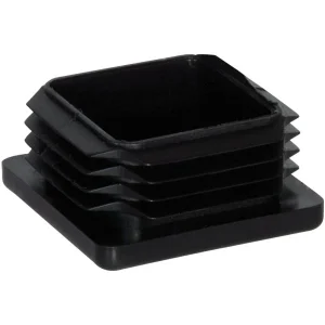 Embout Carré Entrant Noir Ø Ext. Tube 40×40 Mm PRODIF-SOMEC E4140 9