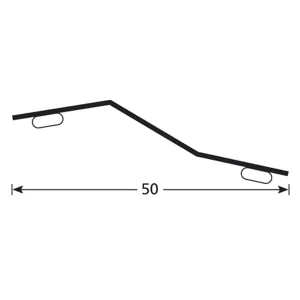 Romus Seuil Adhésif Multi Niveaux à Coller 93 Cm En Inox 6