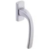 Poignée De Fenêtre à Béquille Vachette Muze Chrome Velours Bloc Platine 10
