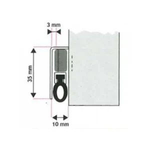 Plinthe Klomatic Prestige Blanc 0.93 M : Ets Jean Jourjon 045543 12
