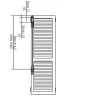 Système De Verrouillage 1 Point Pour Volets Pliants – Win-Fold Mantion 1311V1 11
