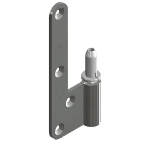 Paumelle Lame Mâle En L Pour Huisserie Bois BCP NF Droite Monin 627450 10