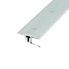 Romus Seuil De Porte PPS Aluminium Incolore à Chapeau Large Symétrique 7-17 Mm Longueur 90 Cm 11