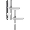 Poignée De Porte Sur Plaque Clé En I Hamburg Hoppe Aspect Inox 11748199 10