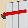 Penture Droite Acier Zingué Blanc Torbel 35 X 5 Mm X 300 Mm Gond 14 Mm 11