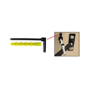 I.N.G. Fixations Pièce Gond Angle Isolation Extérieur ING Fixations Lot De 4 16
