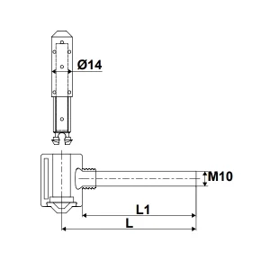 Gond Polygond Torbel En Composite Renforcé Blanc Gond Ø 14 Mm 7