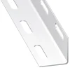 CQFD Cornière égale Perforée Acier Laminé Froid époxy Blanc 27 X 27 Mm2 M 5
