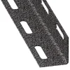 CQFD Cornière égale Perforée Acier Laminé Froid Gris Martelé 27 X 27 Mm1 M 5