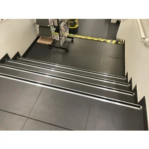Romus Nez De Marche Adhésif à Bord Sifflet – Alu Incolore Et Bande Noire 18