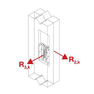 Simpson Strong-Tie Connecteur Invisible Pour Montants D’ossatures Bois ICST – Acier Galvanisé – épaisseur 2 Mm 14
