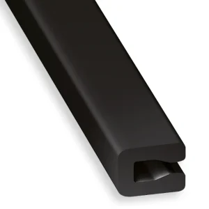 Profil U Pour Entourage Tôle En PVC Noir – 7 X 4 X 2 Mm – Longueur 1 Mètre CQFD 2002-68308 6