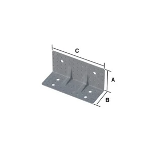 Équerre Renforcée ABR En Acier Galvanisé Simpson Strong-Tie ABR255 8