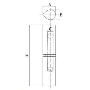 Clemenson Industrie Paumelle à Souder Soudaroc Butée à Bille Acier Brut 160 Mm 160 Kg Max 7