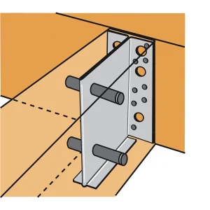 Simpson Strong-Tie Etrier à âme Intérieure ETNM – Largeur 70 Mm – Hauteur 185 Mm – Profondeur 130 Mm – épaisseur 2 Mm 10
